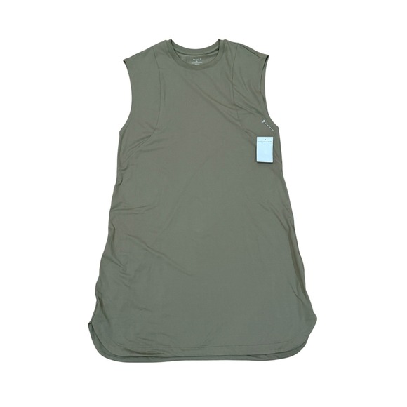 Varley Dresses & Skirts - Varley Naples 31.5 Dress Ebony Olive Green Sleeveless Active Mini Dress M NWOT